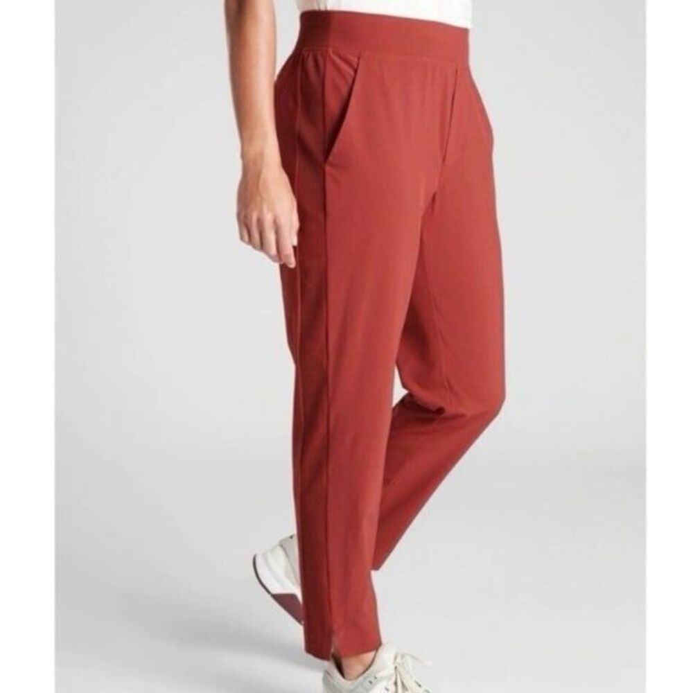 Athleta burnt terracotta orange Brooklyn Pants
